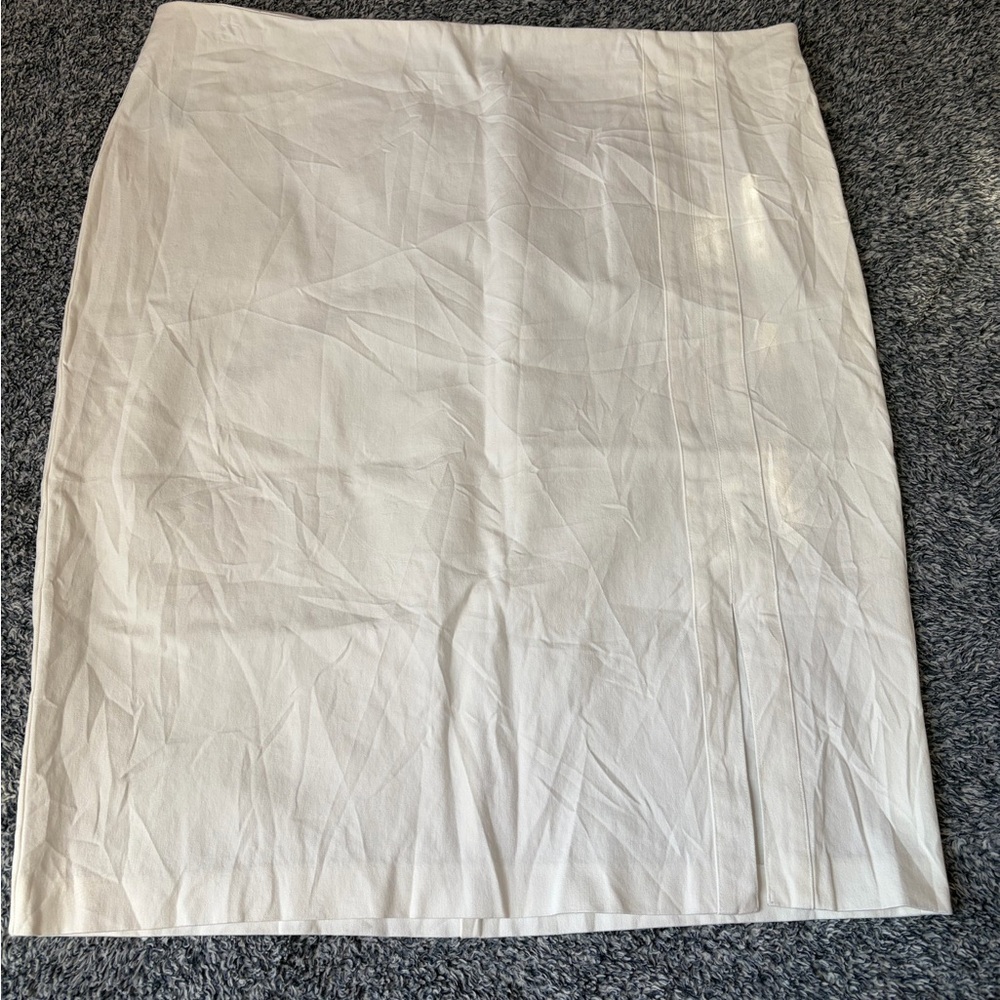 Ralph Lauren Cream Pencil Skirt plus size 16 - Picture 2 of 9